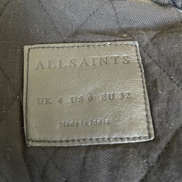 All SAINT classic leather jacket - Picture 4 of 4